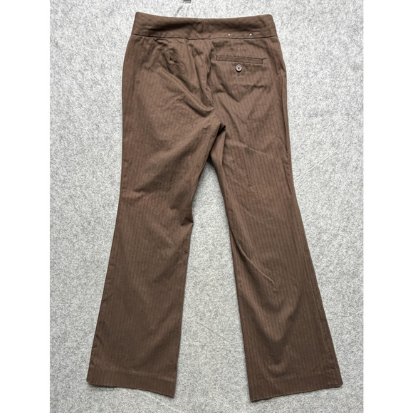 Vintage Gapstretch Pants Womens 2R Brown Modern Fit Flare Stretch Trousers Y2K - Picture 15 of 16